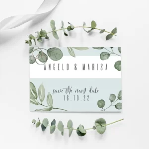 partecipazione matrimonio botanica