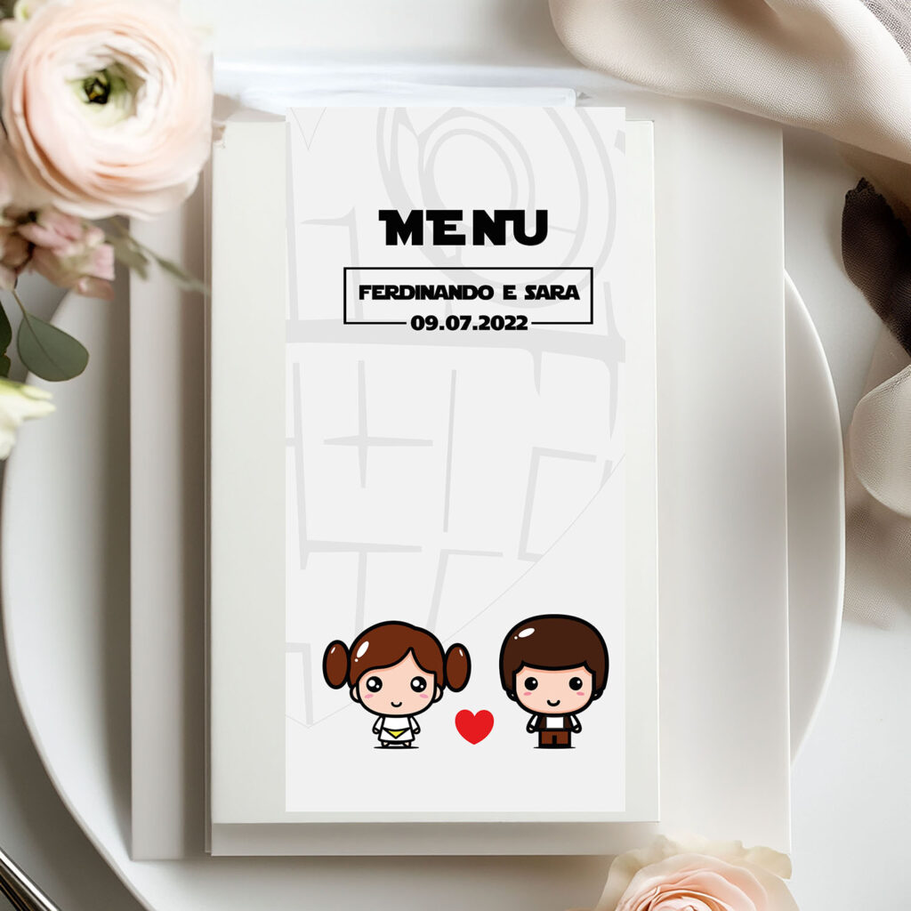 MENU MATRIMONIO STAR WARS